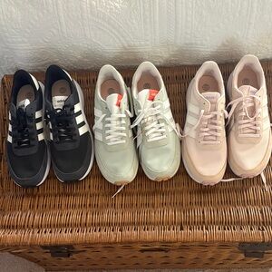 Adidas Sneakers Collection - Black, White, Pink